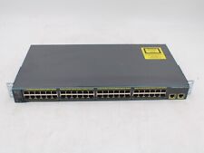 Cisco Catalyst WS-C2960-48TT-L V03 48 Port Fast Ethernet Switch 2x 1GbE Uplinks picture