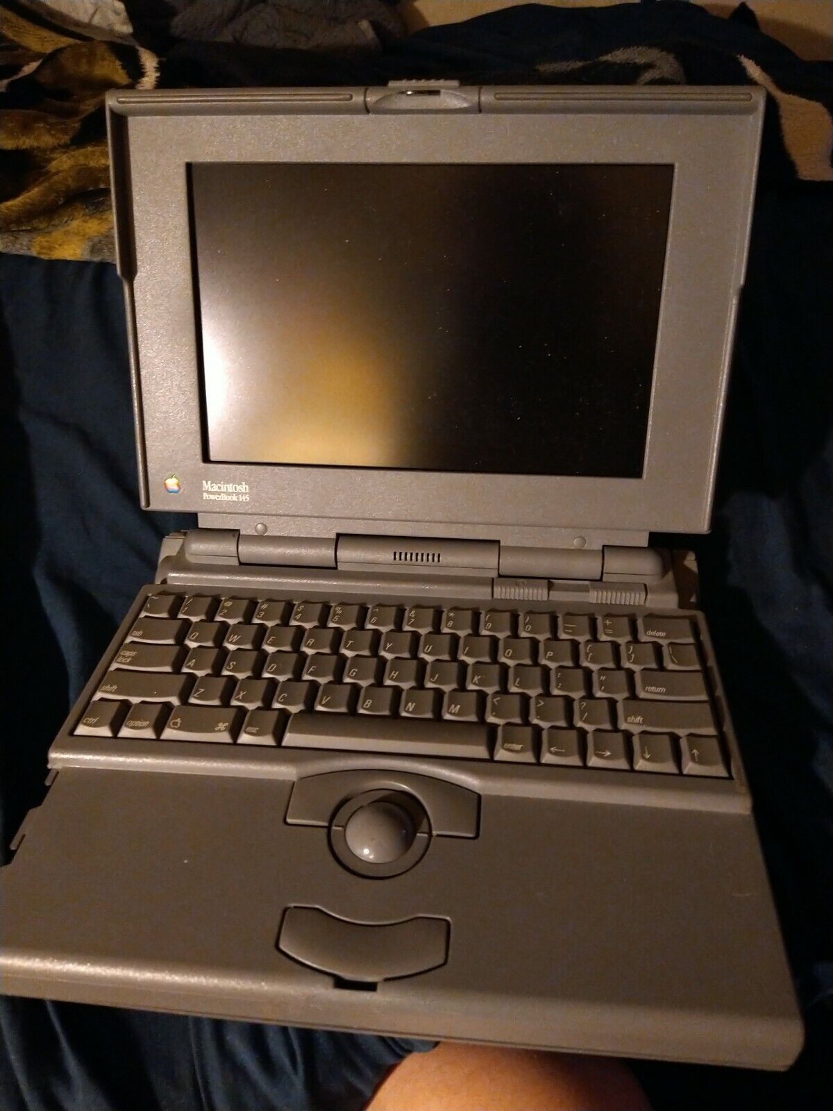 Vintage Apple Mac PowerBook 145 Laptop Macintosh Computer Untested As Is m5409