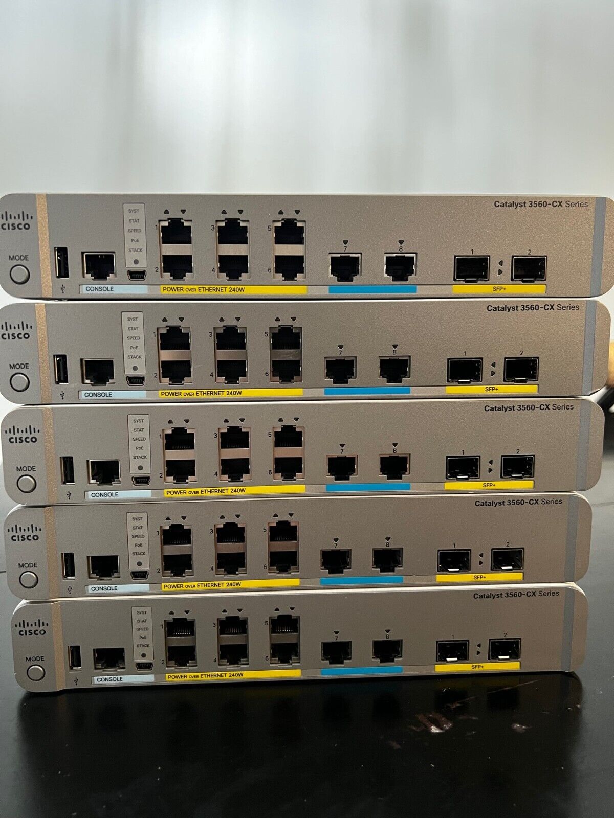 Cisco WS-C3560CX-8XPD-S • 3560CX IP Base Switch