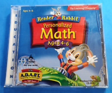 Reader Rabbit Personalized Math Ages 4-6 Educational Games Vintage Win 3.1/95 CD picture