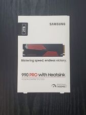 SAMSUNG SSD 990 PRO with Heatsink 2TB - PCIe 4.0 - 7,450MB/s - PS5 Compatible picture