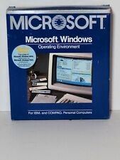 Vintage 1985 Microsoft Windows 1.O operating system with Paint & Write - m3 picture