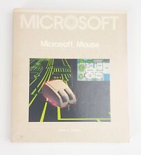 Microsoft Mouse Manual Book Vintage 80s Computer User Guide Paperback  picture