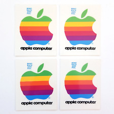 Vintage Apple Computer Stickers Decals Lot 2