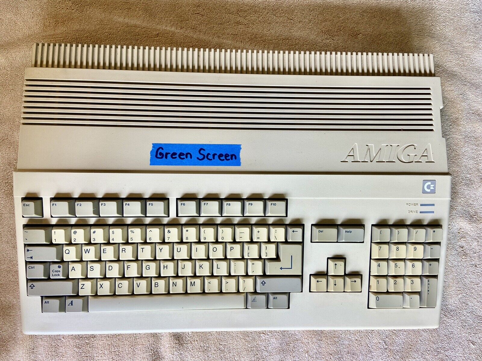 Vintage Commodore Amiga 500 Computer Model A500 Sold As Is