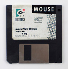Logitech Vintage Mouseware Utilities DOS Windows Ver 6.43 3.5