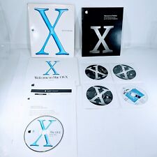Vtg Apple Mac OS X Public Beta Packet W/ Disc & Mac OS X Panther 10.3 Kit 4Discs picture