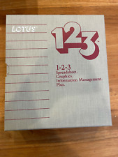 Vintage Lotus 1-2-3 version 1A from 1983 with manuals and discs picture