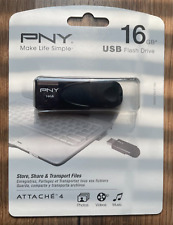PNY Attache 4 16GB USB Flash Drive, Brand New Sealed, P-FD16GATT4-GE,  picture