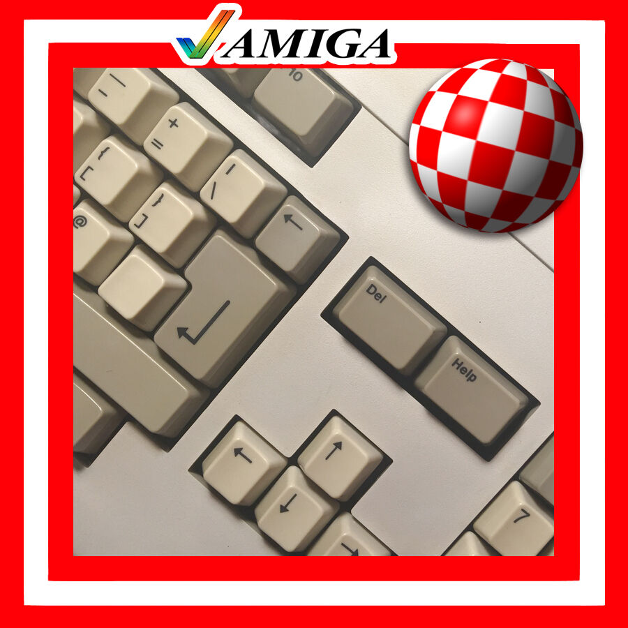 COMMODORE AMIGA 500 (Amiga 500 Plus) KEYBOARD REPLACEMENT KEY CAPS