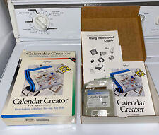 Vintage 1994 Apple Macintosh CALENDAR CREATOR Version 2 Floppy disks Software picture