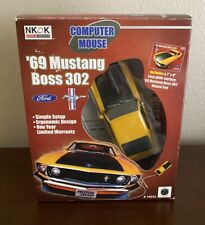 Vintage Nkok  69' Mustang Boss 302  wired PS/2 computer mouse and Pad picture