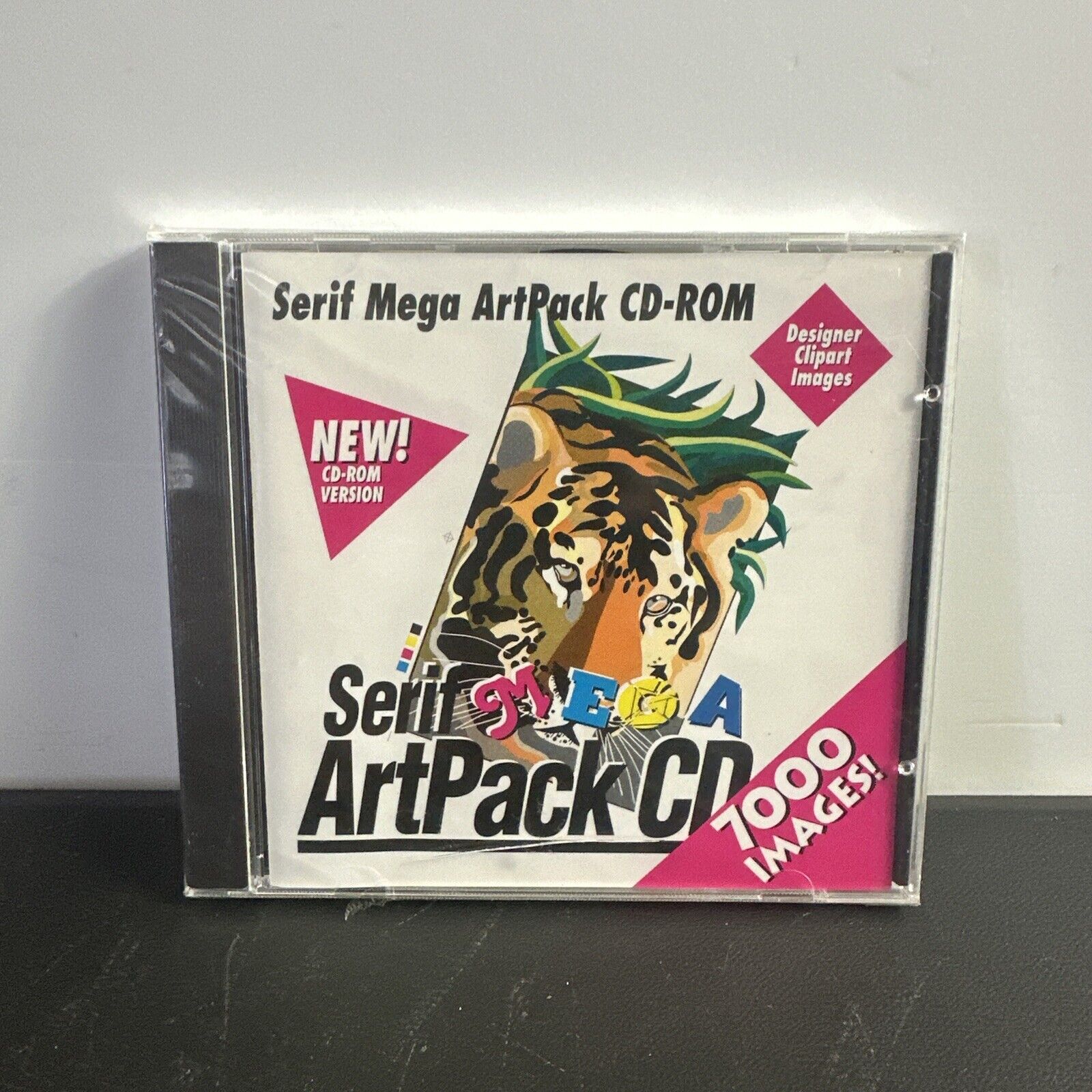 Serif Mega ArtPack CD-Rom - RARE Vintage Vaporwave Clipart 90s 1994 CD ROM Art ,