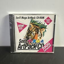 Serif Mega ArtPack CD-Rom - RARE Vintage Vaporwave Clipart 90s 1994 CD ROM Art , picture
