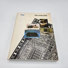 Vintage Intel 9x7 inch Data Catalog 1976 Edition Rare Tech Collectible Excellent picture