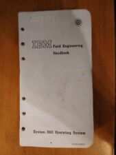 Vintage 1970 IBM Field Engineering Handbook System 360 Operating System picture