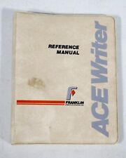 Vintage Franklin AceWriter Reference Manual ST533B07 picture