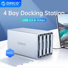 ORICO 4 Bay ​Honeycomb Cooling Hard Drive Docking Station Silver WS Series picture