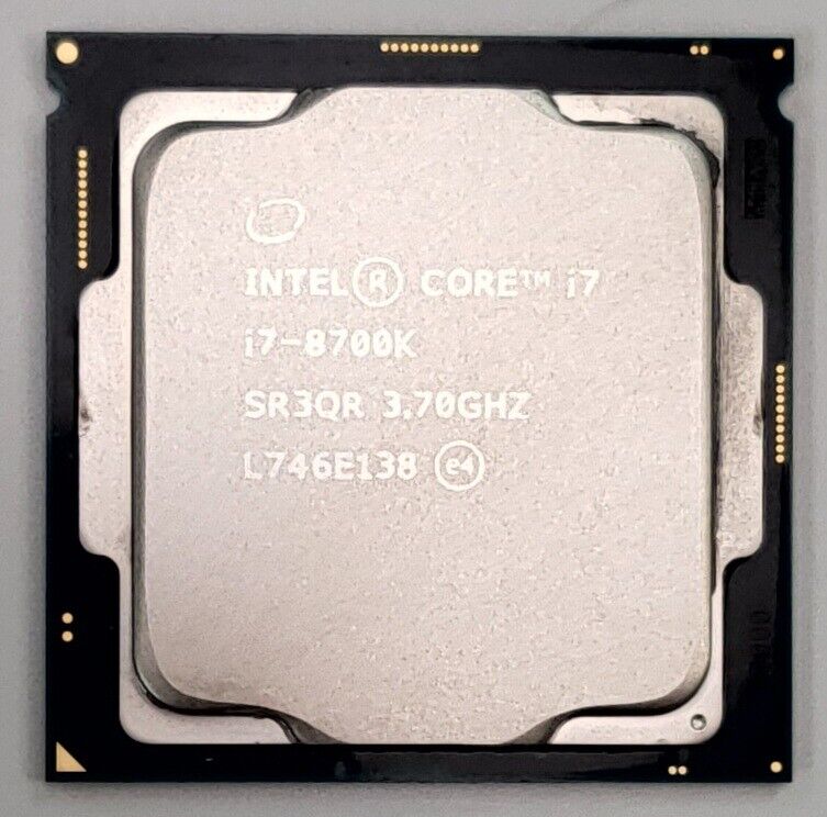 Intel Core i7-8700K Processor (3.7 GHz, 6 Cores, LGA 1151) - SR3QR