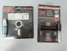 2 Vintage Floppy Disk Drive Cleaners 5.25 and 3.5 picture