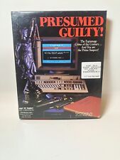 Vintage 1989 Cosmi PRESUMED GUILTY IBM PC Game 5.25