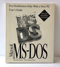 Vintage Authentic Microsoft MS DOS User's Guide Manual picture