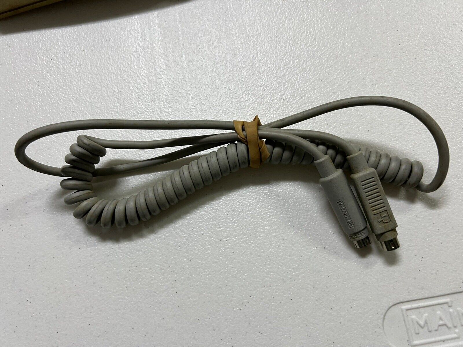 Vintage Apple 590-0616-A Coiled Keyboard Cable 4 Pin L41