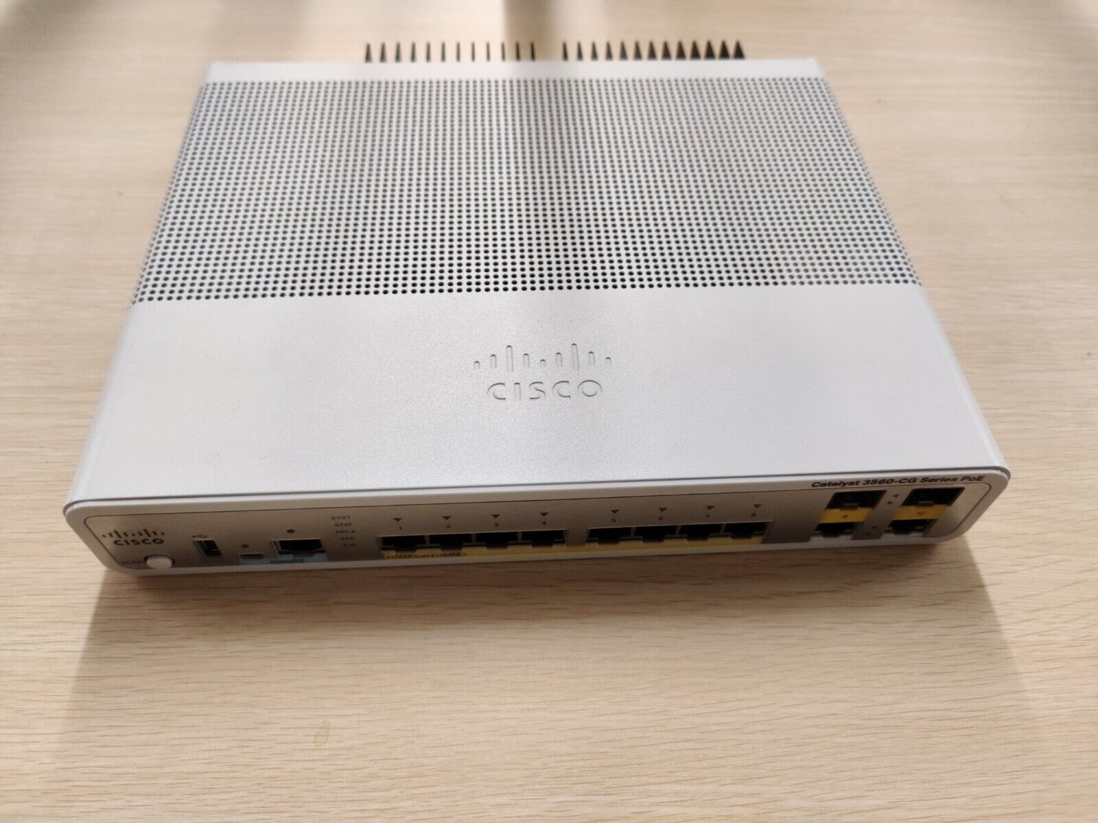 Cisco WS-C3560CG-8PC-S 8 Port PoE 3560-CG Series IP Base Switch