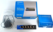New Linksys SE3005 5-port Gigabit Ethernet Switch - OPEN BOX - FAST SHIPPING picture