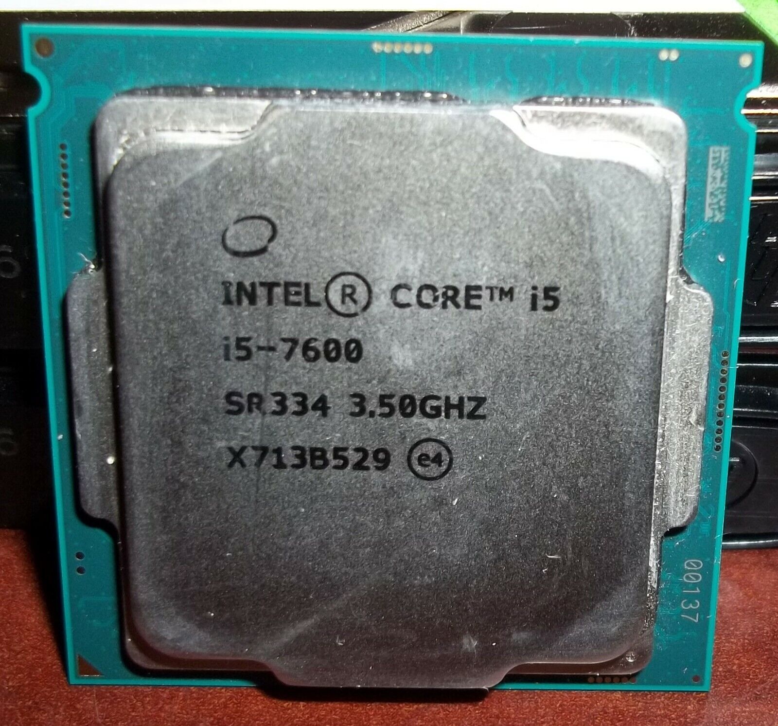 Intel SR334 Processor i5-7600 3.50 GHz  