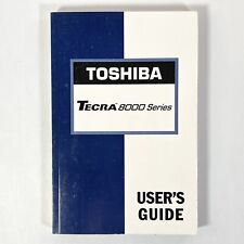 Vintage Toshiba TECRA 8000 Series laptop USER'S GUIDE instruction manual OEM picture
