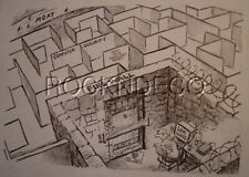Security Firewall Love Computer Virus Orig Cartoon Art Jack Higgins 2000 Maze picture