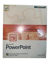 Microsoft PowerPoint Version 2002 New Vintage Computer Program picture