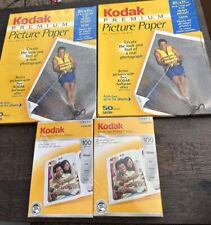 Vintage 2000s Kodak Premium Photo Paper NEW 8 1/2 X 11 & 4 X 6 picture