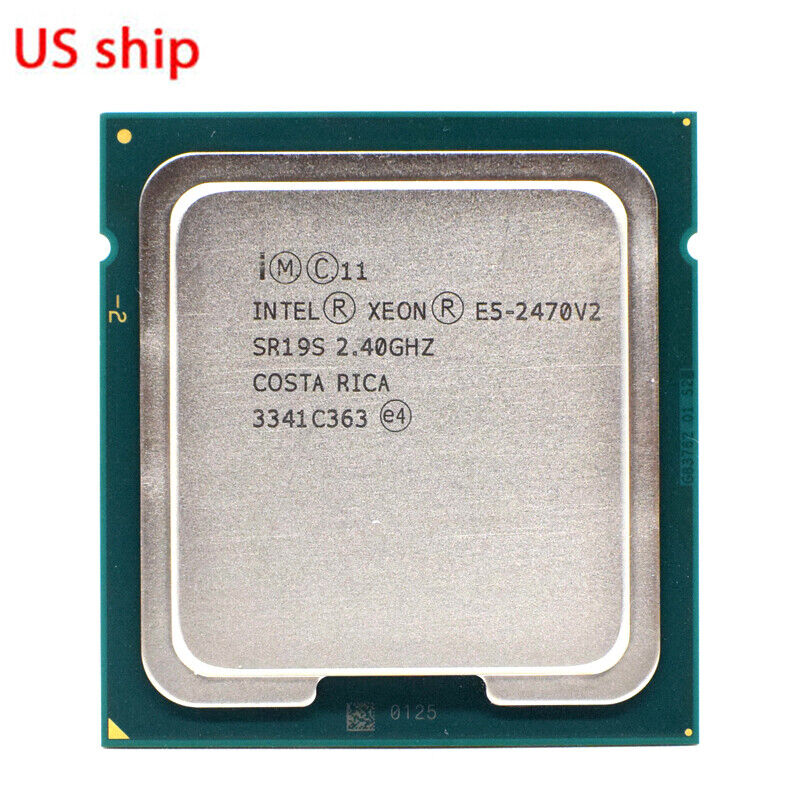 Intel Xeon E5-2470 V2 2.4GHz SR19S LGA1356 CPU Processor 25MB 8GT/s