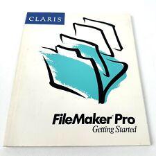 Claris FileMaker Pro Getting Started Guide For Apple Macintosh - Vintage  picture