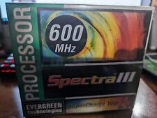 Evergreen Spectra III 600mhz Vintage Socket 370 Upgrade CPU NOS NIB picture