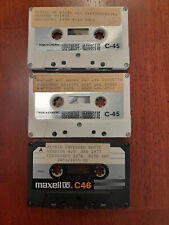 Lot of 3  MITS Altair Original Cassette Tapes ALTAIR EXT BASIC Vers 3.1, 3.2 & 4 picture
