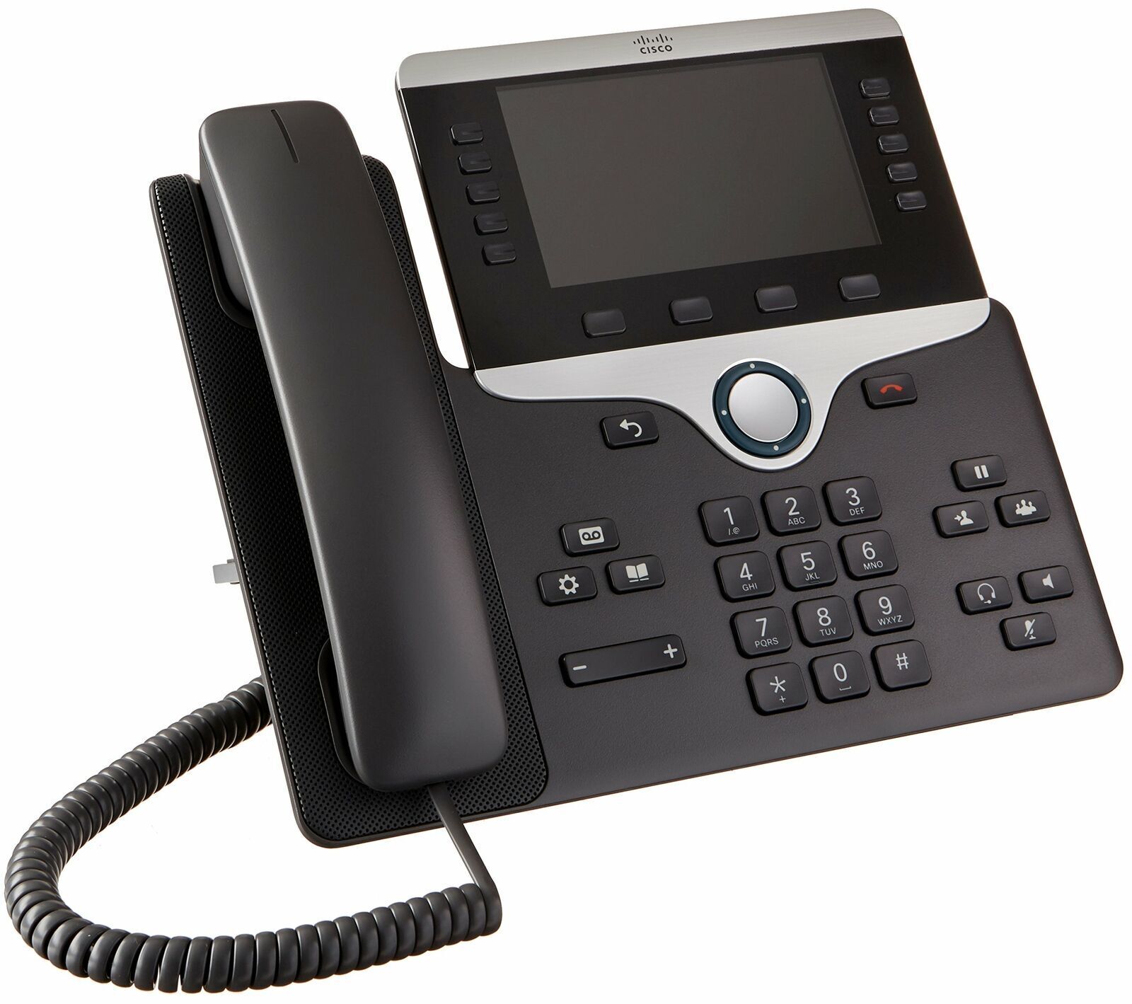 Cisco 8851 Series VoIP Business Phone with Bluetooth and 5 Lines, CP-8851-K9