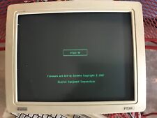 VINTAGE Digital Terminal Monitor Model DEC VT320  Powers On, Green screen picture