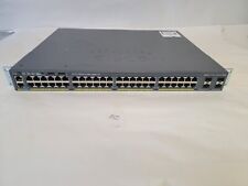 Cisco WS-C2960X-48LPS-L 48 Port GigE PoE Switch - Tested & Reset picture