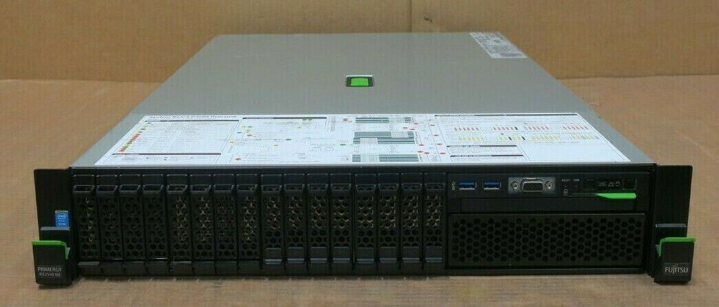 Fujitsu Primergy RX2540 M1 10-Core E5-2660v3 2.60GHz 32GB Ram 8-Bay 2U Server
