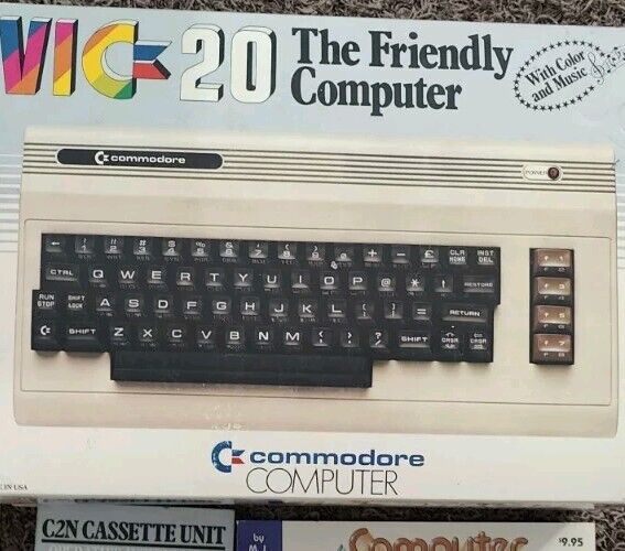 Vintage Commodore VIC 20 In Box Untested As Is Parts Only