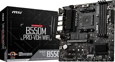 MSI AMD AM4 ProSeries Motherboard B550M PRO-VDH-WIFI6 picture