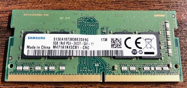 8GB PC4-2400T DDR4 Laptop SODIMM RAM Memory - Samsung/SK Hynix/Kingston/Crucial