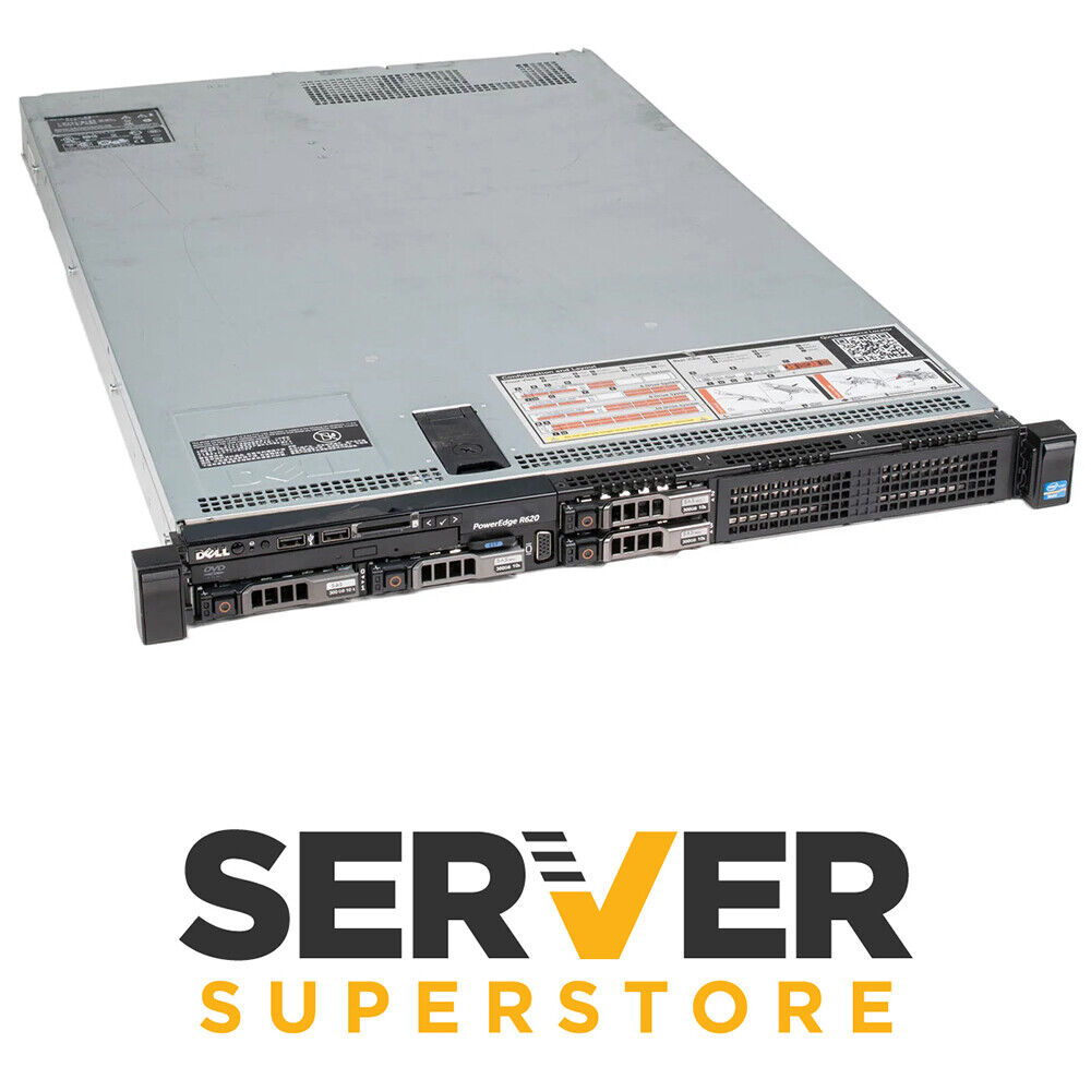Dell PowerEdge R620 Server | 2x E5-2650 V2 2.6GHz =16 Cores | 32GB | 2x 1TB SATA