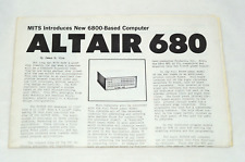 MITS Computer Notes, Volume 1, Issue 5: Introducing the Altair 680; Vintage 1975 picture