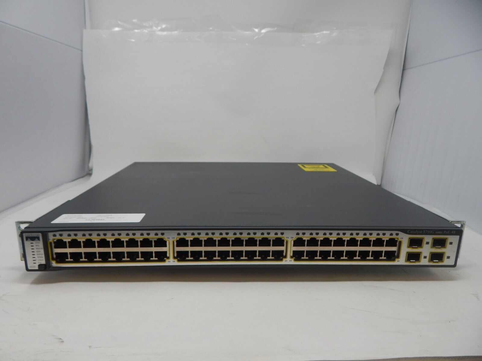 Cisco Catalyst 3750G Series PoE-48 Port Networking Switch WS-C3750G-48PS-S V05