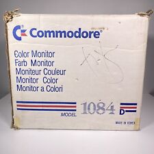 Commodore 1084 D Color Monitor Empty Box Only Vtg picture