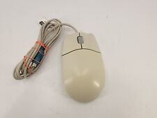 Vintage MOSUK 2-Button Beige Trackball PS/2 Wired Mouse - TESTED AND WORKING picture